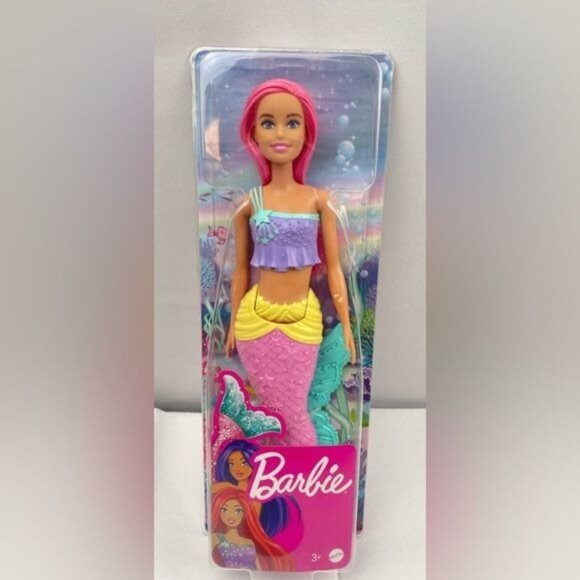 Barbie Dreamtopia Mermaid Doll Pink Hair - Picture 1 of 5